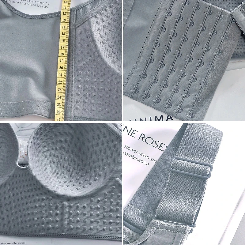 Plus Size Comfortable Seamless Bra Sculpting Hide Back Deep Cup Bra With Hook Shapewear Push up Body Shaping Bra For Women