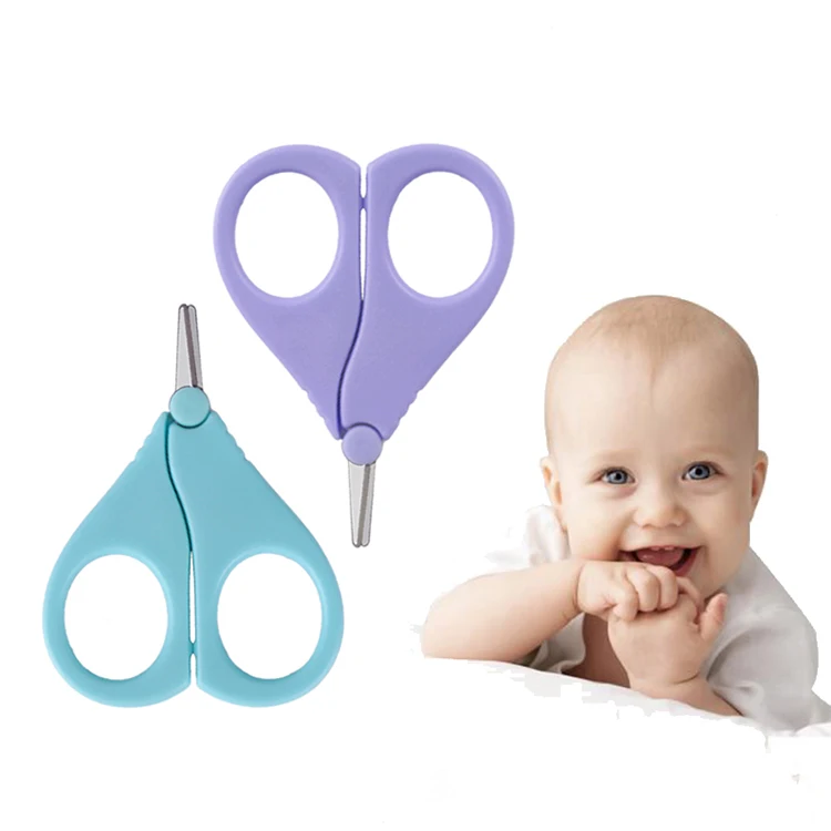 
Good Quality baby safety round tip nail scissors baby nail cutter for baby 