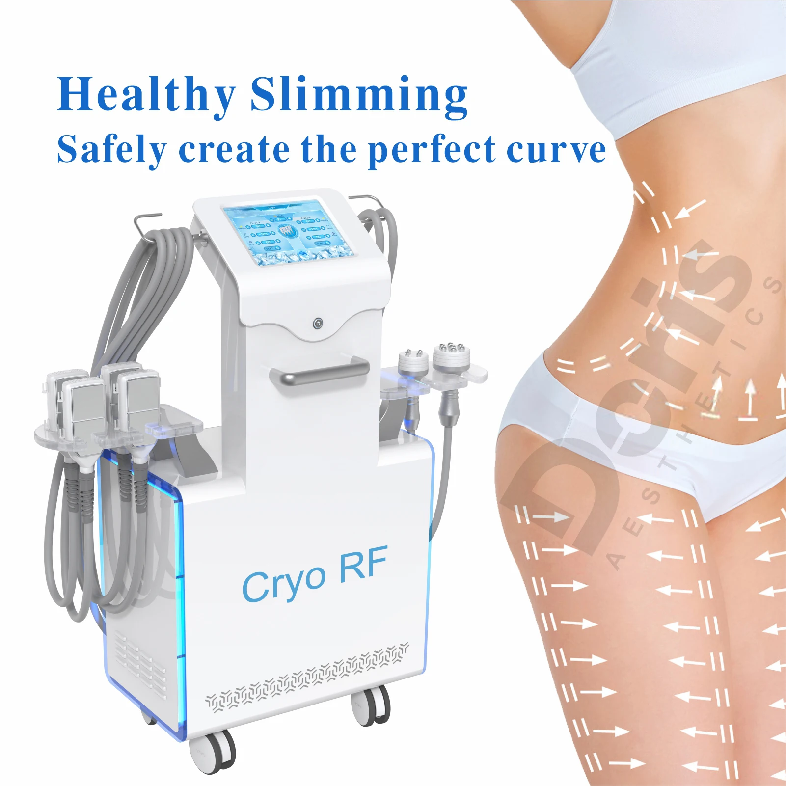 New Arrival Cryo Cool EMS Lipolysis Fat Slimming RF Therapy Remove Cellulite Cryo Machine