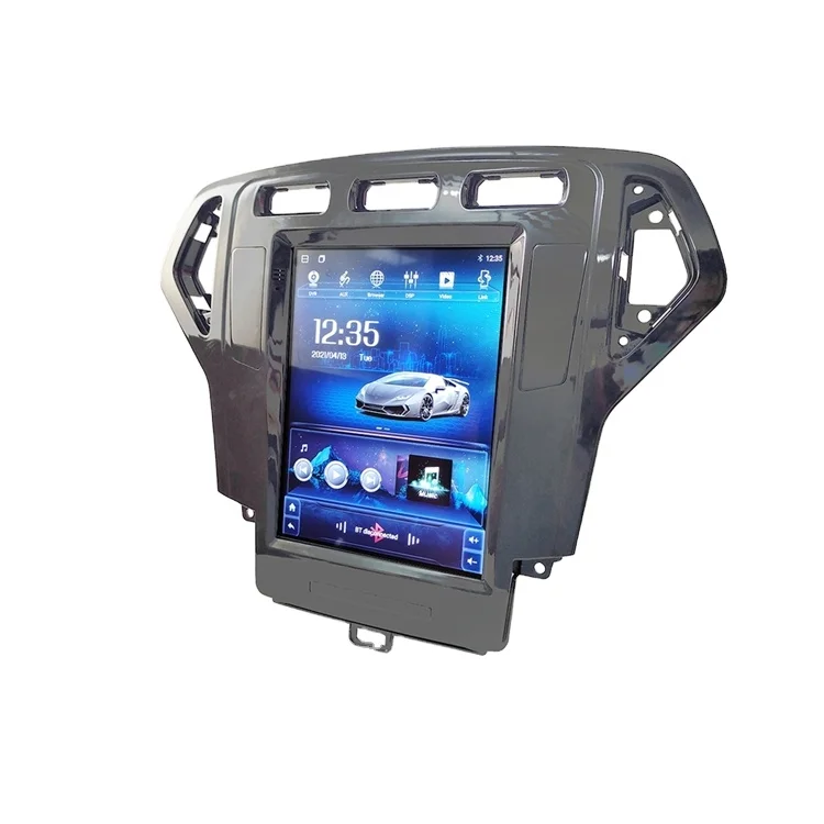 For Ford Mondeo good quality Android 10 Inch Vertical screen Minimalist style car screen radio with GPS navigation