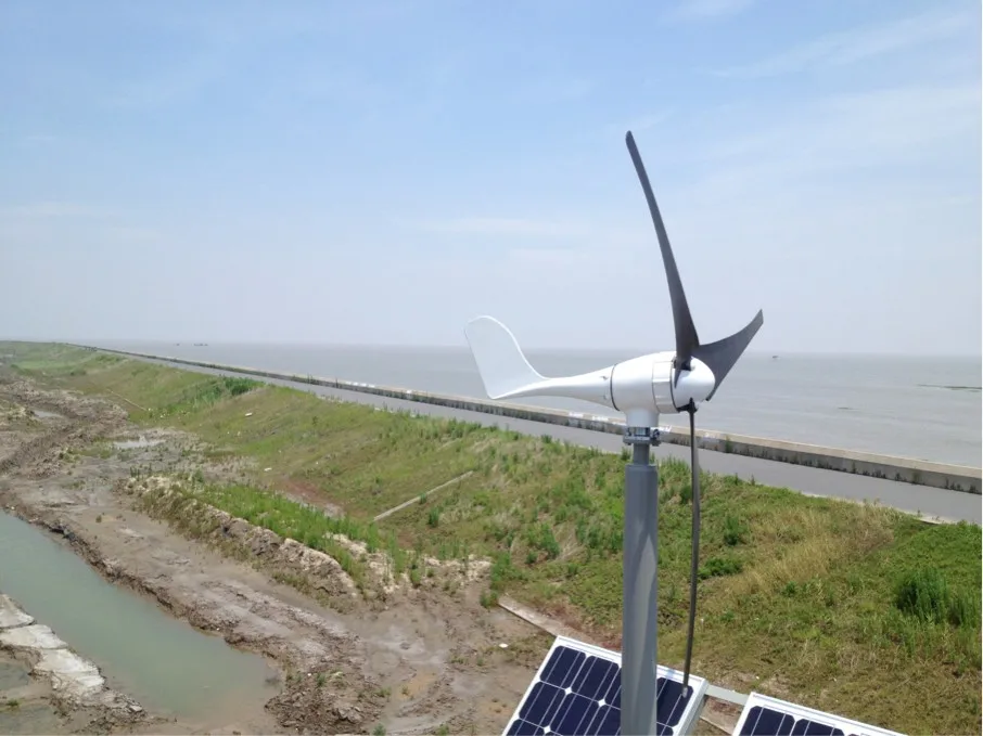 Factory big sale horizontal axis wind mill 500w 24v active pitch controlled HAWT sufficient power