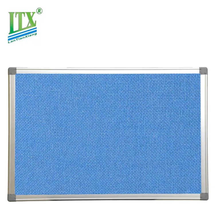 Pin board wall mounted,office soft fabric decorated bulletin board for kids