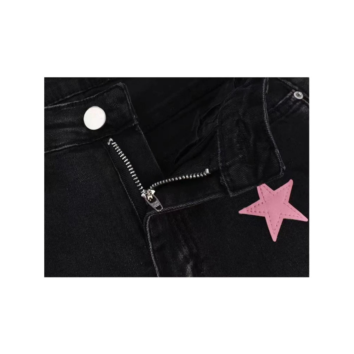 Wholesale customized black jeans children Patterns pants denim trousers kids girls jeans