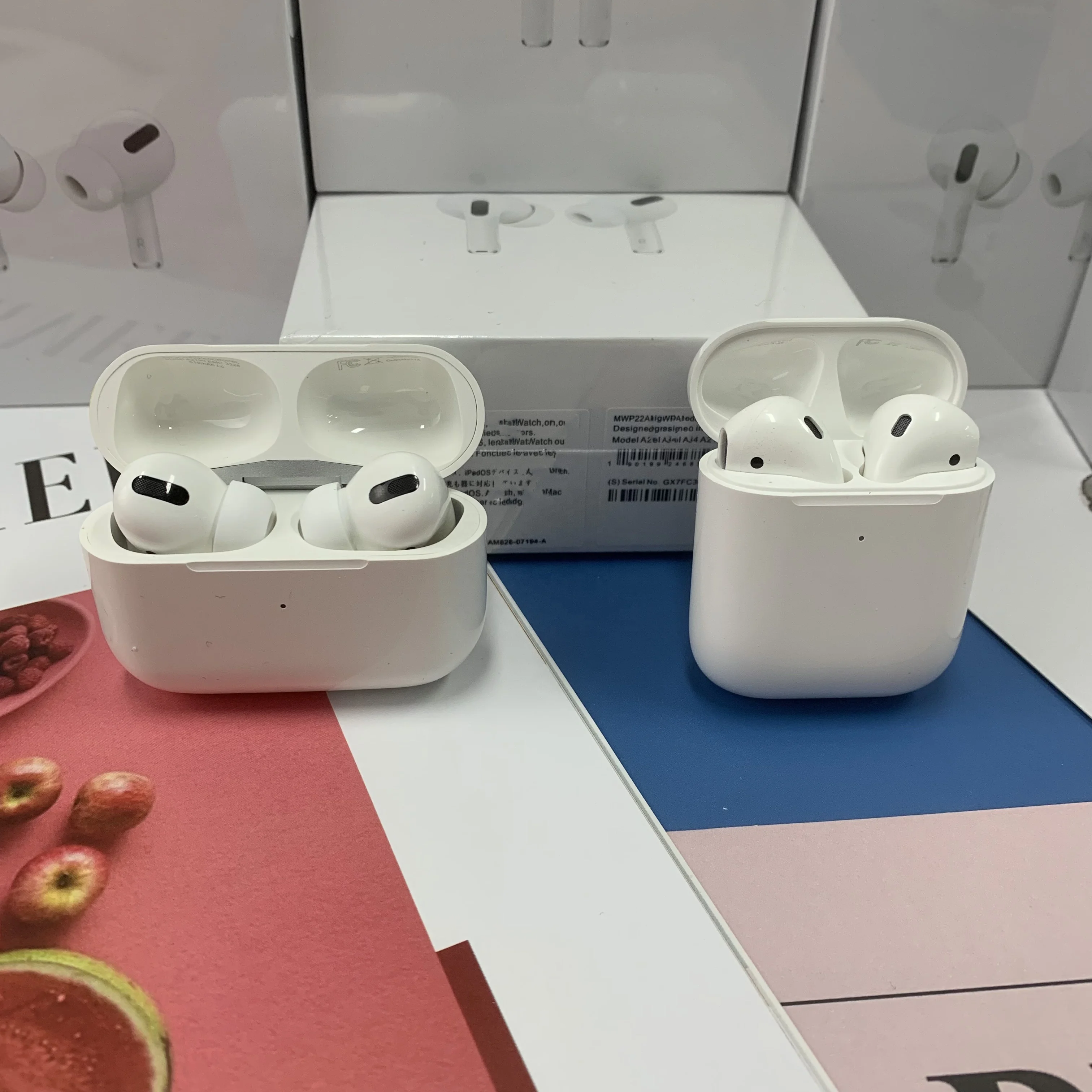 
2021 Original Wireless Airoha Anc Air pro Pods Tws gen 2 3 1:1 1562a 1536u Earphone Headphone Podes for appl Airpodes 