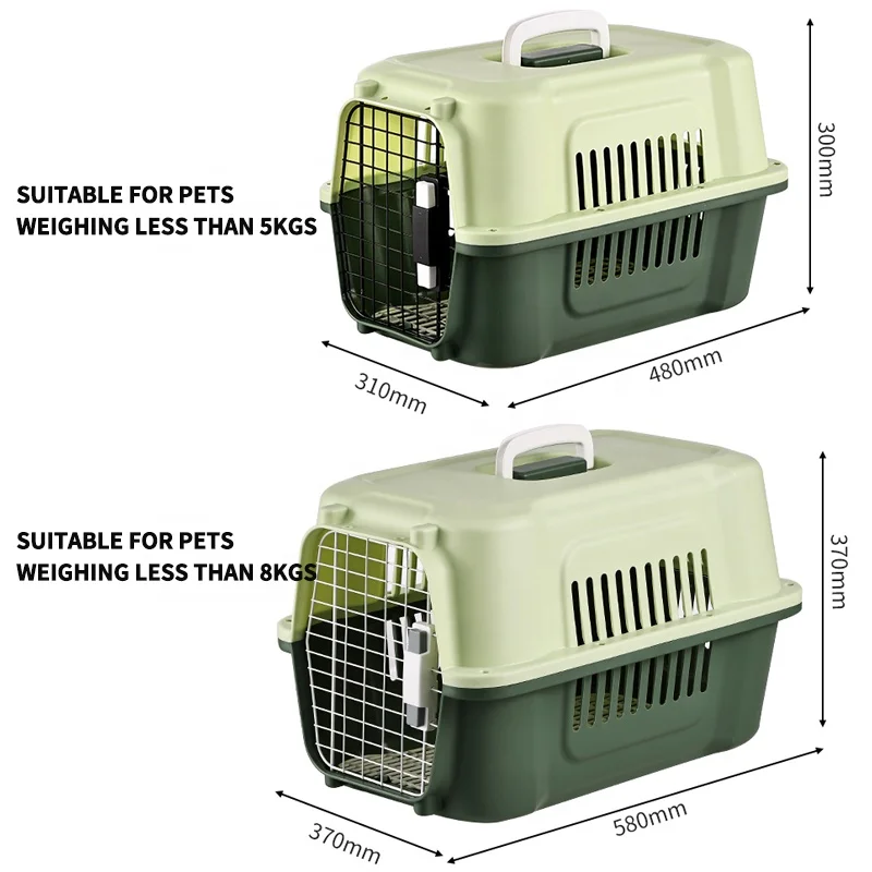 Hot Sale Airline Approved Cat Travel Carrier Bag Big Size Pet Air Carrier Cage Cat Pet Transport Box