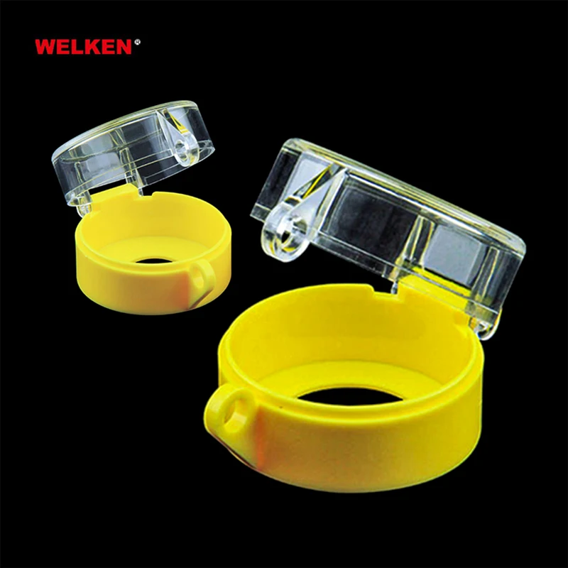 Small Safety Lock Electrical Security Lockout Emergency Stop Button Lockout for hole dia 22mm