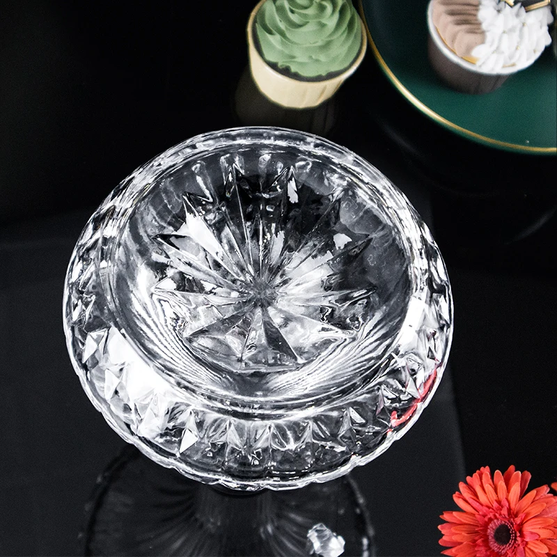 New Classical Unique Style Engraved Crystal Glass Liquor Wine  Bottle Whisky Decanter