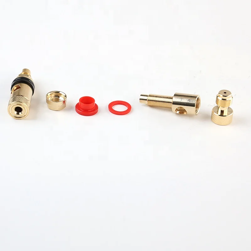 All brass CNC gold plating banana socket jack binding post connector plug in/spiral crimping