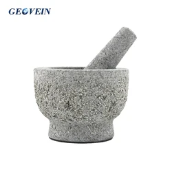 Hot sales Granite Stone Mortar and Pestle Set