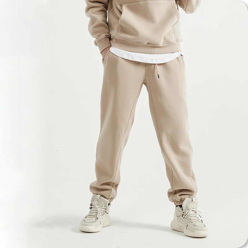 
Wholesale Blank Plain Men French Terry Sweatpants 