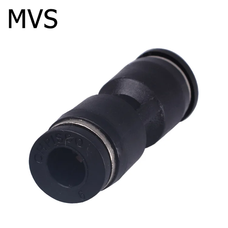 PU Straight Tube Quick Connector Push In Pipe Plastic Compression Quick Fitting One Touch Hose Tube Air Pneumatic Fittings