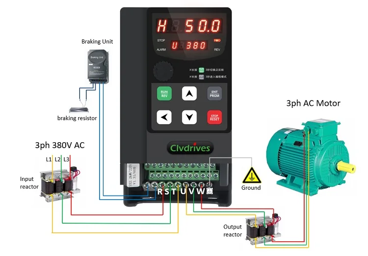 V1000 VFD wiring diagram