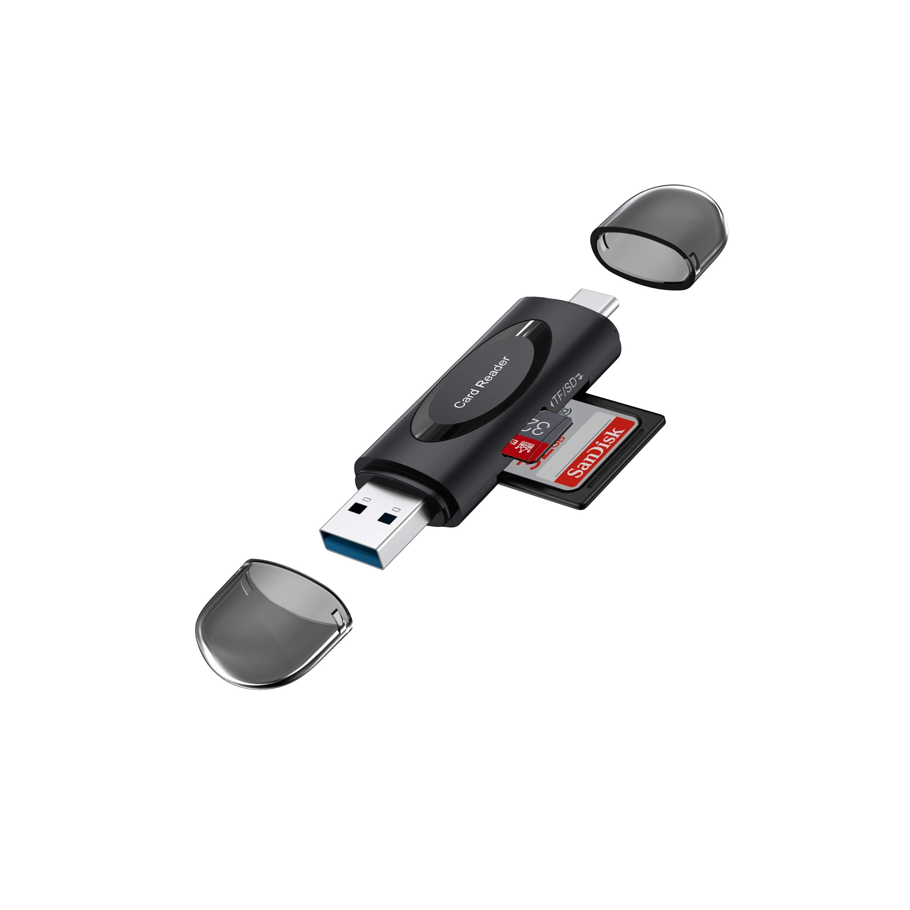 Wholesale USB 3.0 OTG 3 in 1 Type - C Card Reader All in One Card Reader