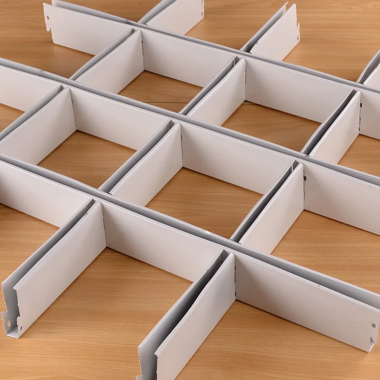 Metal Grid Plafond Suspended Ceiling Aluminum 10 X 10 Open Cell Ceiling For Shop