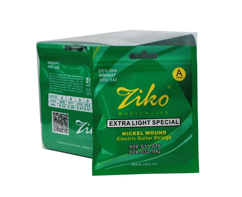 Ziko-Nickel Wound Electric Guitars OEM Strings 009-042 Extra Light Special  made in china