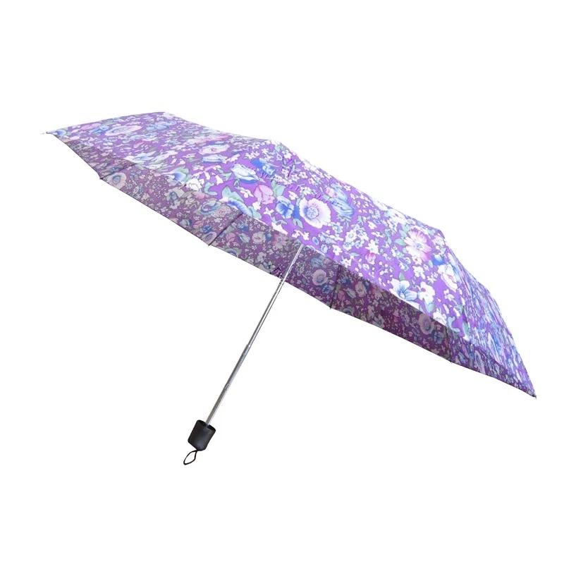 
 Супер Мини теплопередающая печать 3 складной дождевой зонт  