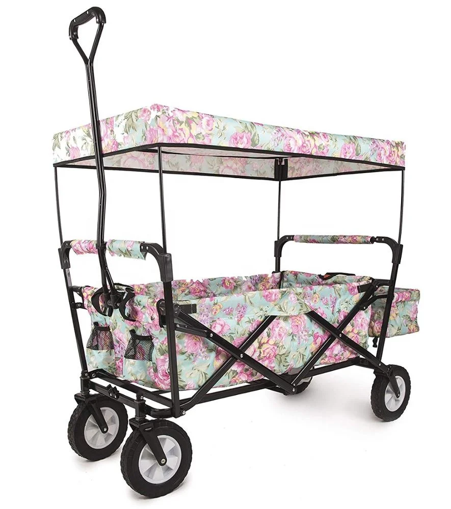
Customized for camping cart baby stroller collpsible shopping trolley with cooler 