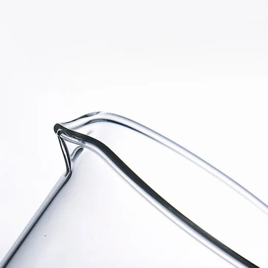 Customized Best Quality Mini Transparent Mixing Beaker Mug Borosilicate Chemical Glassware Glass Beaker With Handle For Lab Use