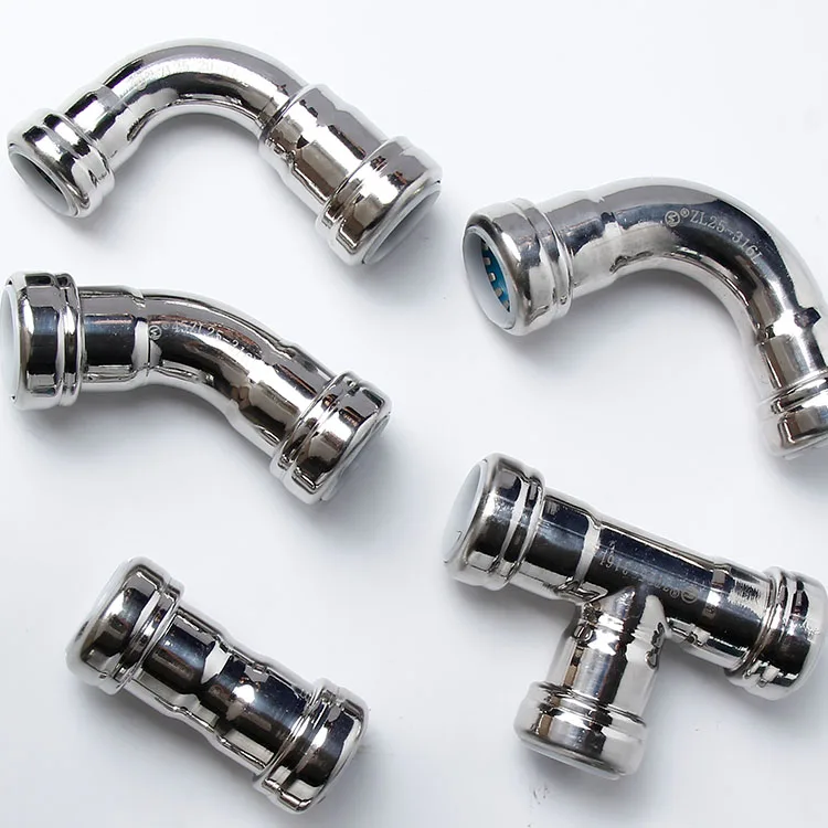 plumbing parts and accessories quick fitting connector SS 316L stainless steel fittings adapters metal pipe connector
