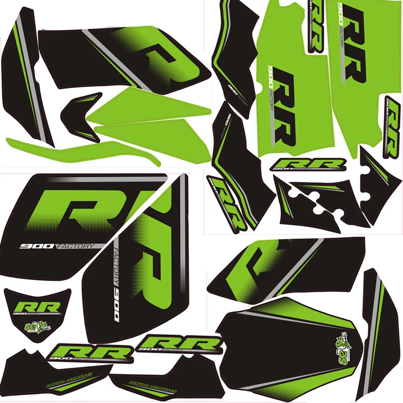 Wholesale Custom motorcycle car stickers full body sticker for kawasaki z900 stickers