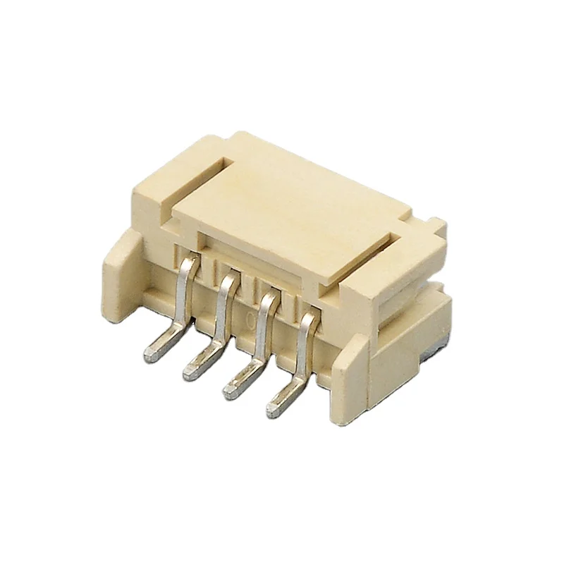 Pin header 2.0 Pitch 4A Connector Horizontal Patch PH-4P Recumbent Beige high temperature resistant SMT