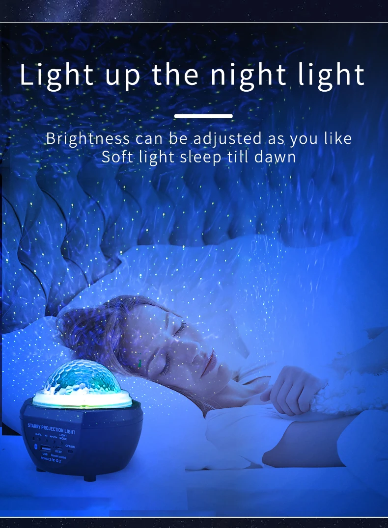 Детский светодиодный ночник, проектор, детский праздничный светодиодный проектор, светодиодный Звездный проектор, ночник