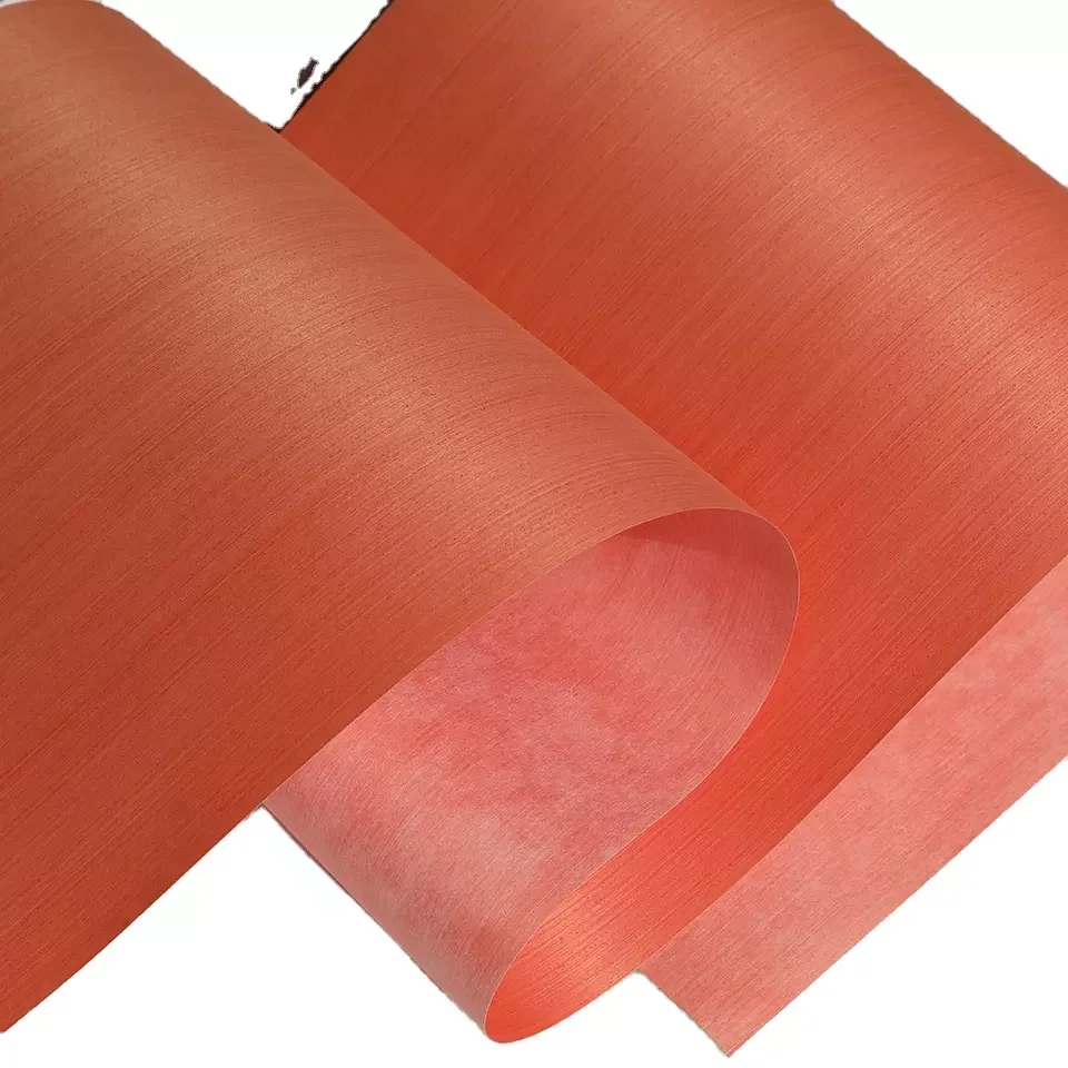 Greenland Orange OAK Wood Veneer Plywood Natural Color RTS Reconstituted Wood Veneer For MDF Plywood Furniture Door >= 1 sheets