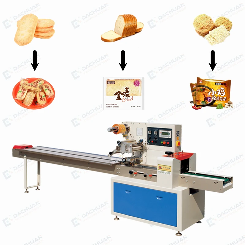 DCWB-320B horizontal packing chocolate flow wrapping machine,flow wrapper chocolate bar