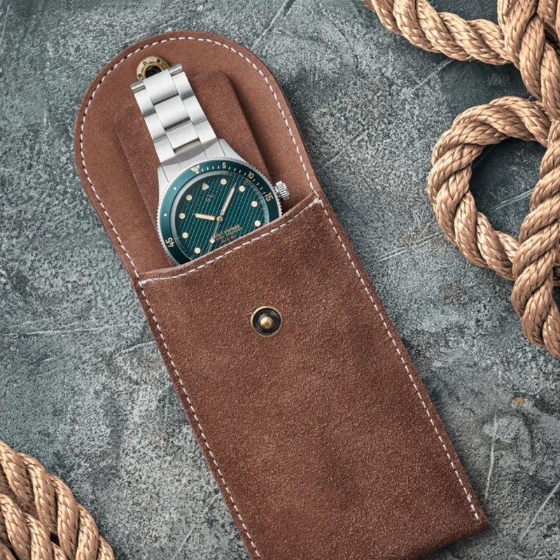 Luxury Suede Watch Travel Pouch Organizer Watch Storage Pouch Case Holder Men Jewelry Box for Watches