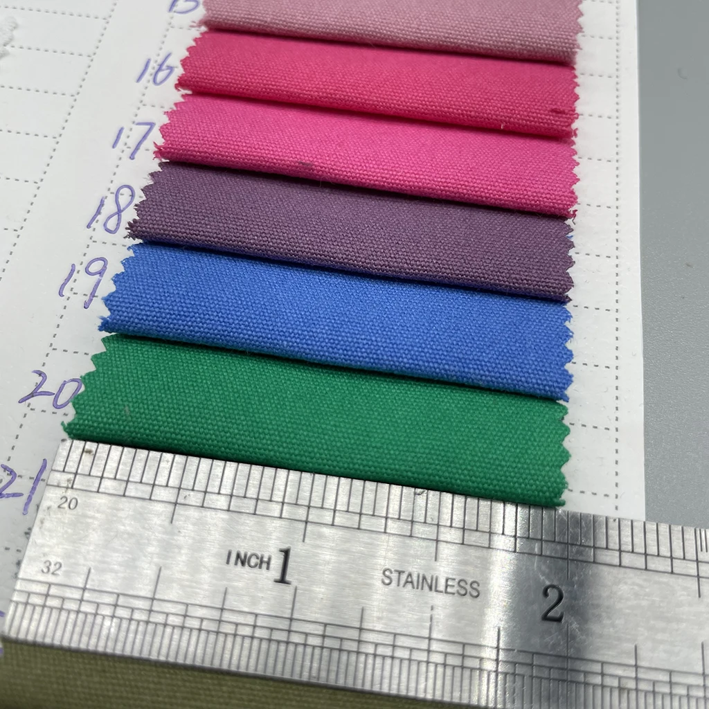 high quality Canvas woven cargo pants 100%cotton wash finish heavy 94*48 chinos high quality work wear canvas fabric for garment