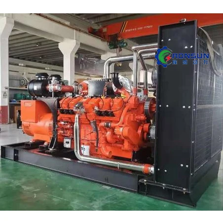 Motor de gas natural de gran potencia de 500 kW alimentado por un grupo electrogeno de biogas LPG LNG de Cummins