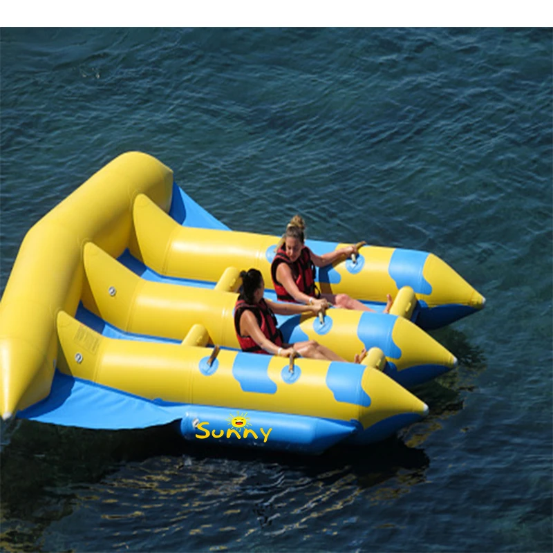 Высококачественная надувная водяная буксирная Банановая лодка Санки fly fish водные виды спорта