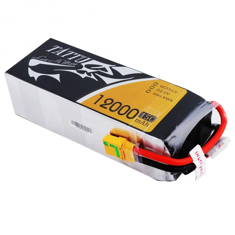 Gens Tattu 12000mAh 6S1P 15C 22.2V Lipo Battery Pack