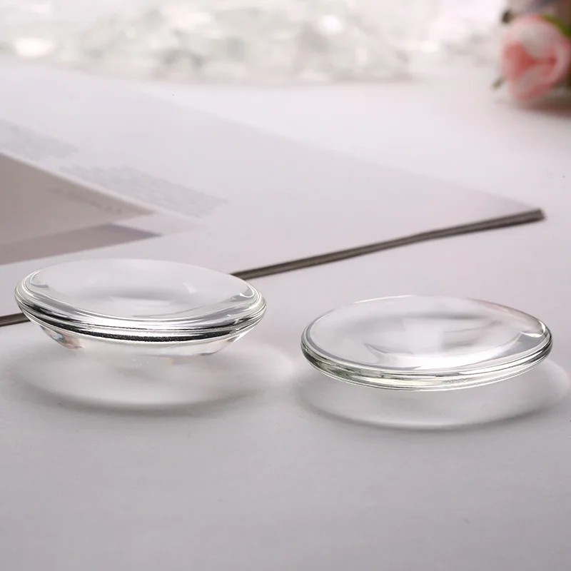 6 8 10 12 14 15 16 18 20 22 25 30 31 32 35 37 38 40 42 45 50 55 58 60 70MM Round Clear Glass Cabochons Charms Cabochon Crystals