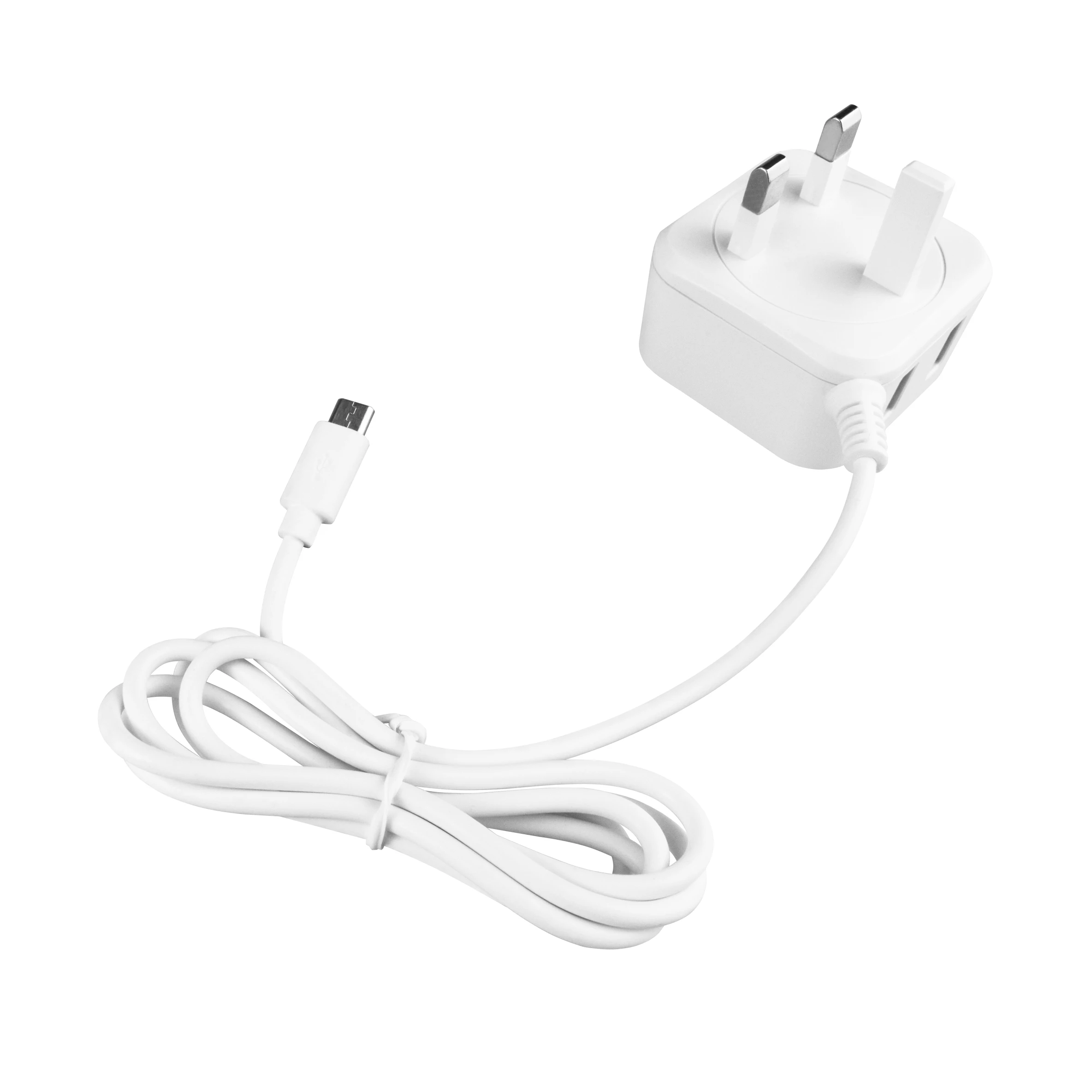  Белое Универсальное зарядное устройство Micro USB для мобильного телефона дорожное
