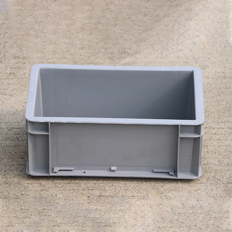 Heavy Duty Durable Solid Box Crate 300*200*120mm Stackable Plastic Logistic Crate Euro Storage Box