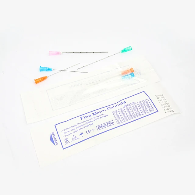 Cannula Suction Cannula Meso Needle Dermal Filler Blunt Tip 25g 50mm micro cannula filler injection