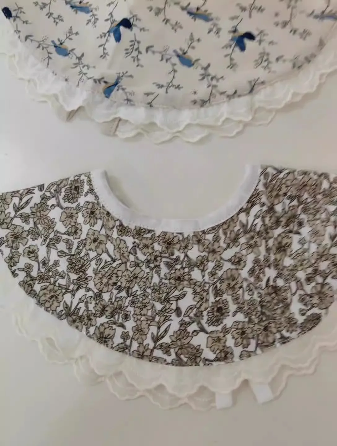 MU INS Korean version new baby saliva towel petal 360 degree rotatable baby bib pure cotton bib for mother and baby products