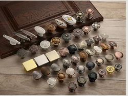 The Latest Customize Durable Using Various Furniture Handles Vintage Brass Color Lock Door Furniture Handle