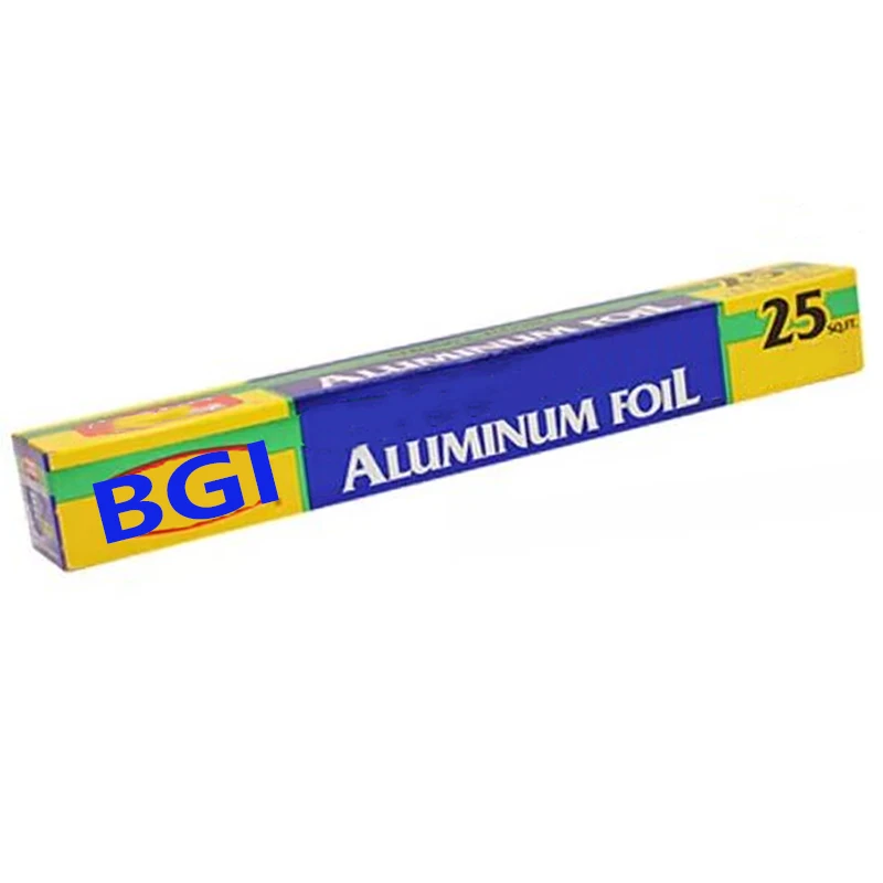 BGI China factory food grade soft temper aluminum foil wrapping paper 30 meters