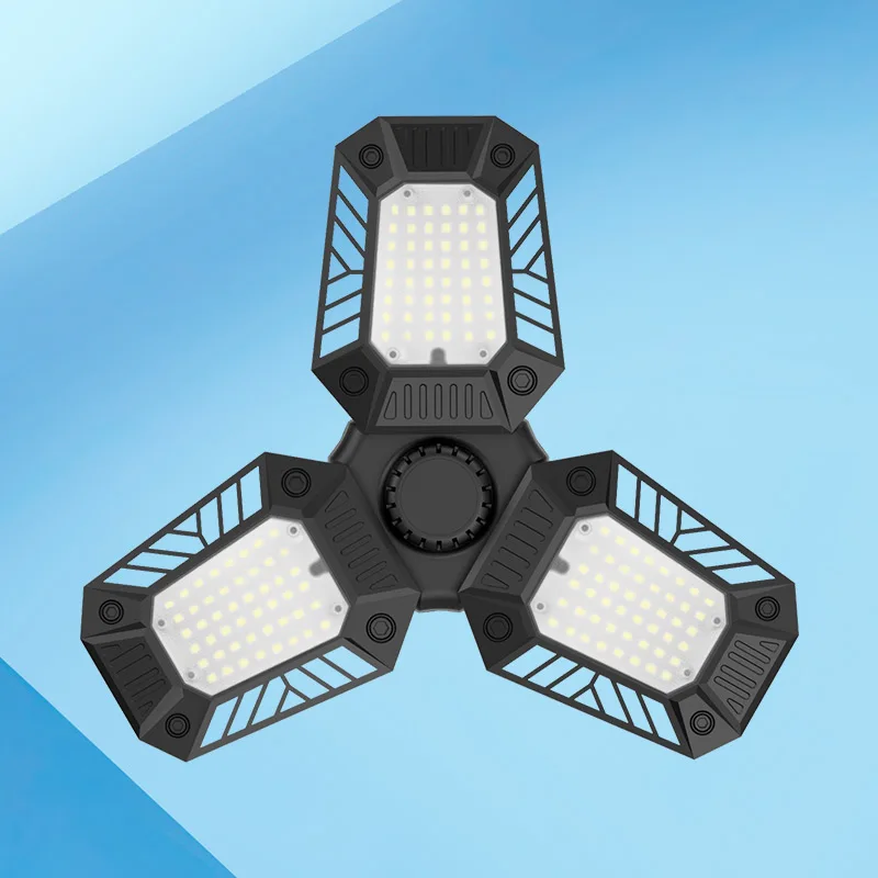 80W Indoor LED light LED deformable garage light for garage warehouse workroom