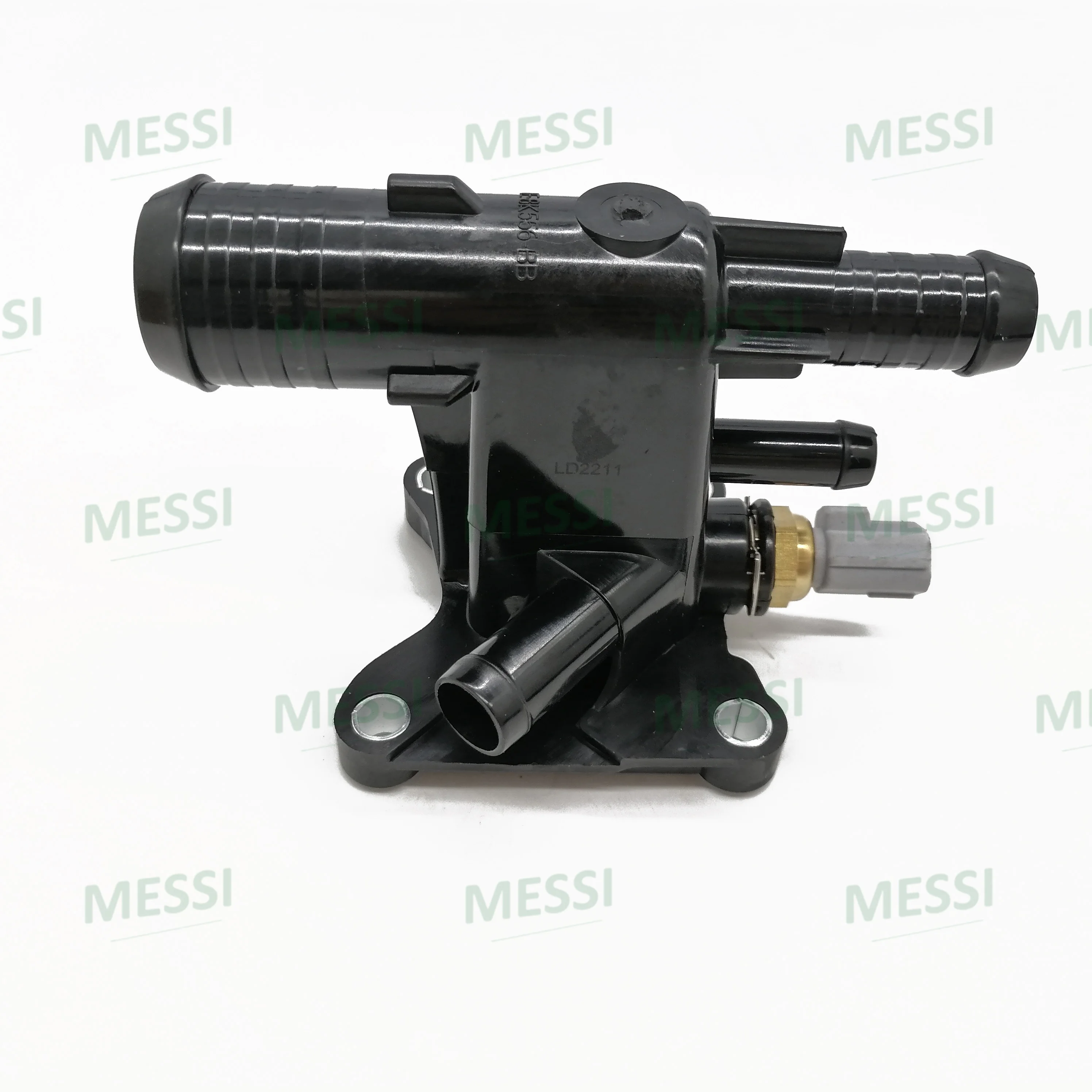 Coolant Thermostat LR038758 LR025564 Water Outlet Connector for Freelander2  Evoque Discovery Sport 2.0T Petrol Engine LD11484