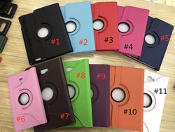 For Samsung Galaxy Tab A7 Lite 8.7' T220 T225 360 Degree Rotating Stand PU Leather Shockproof Tablet Cover Kids Friendly Case