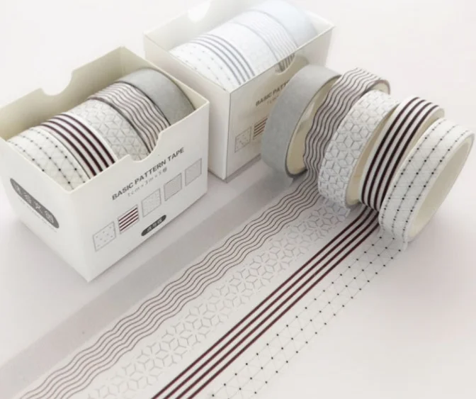 Customized DIY Craft Stamp Stickers Label Perforated Washi Tape made in factory