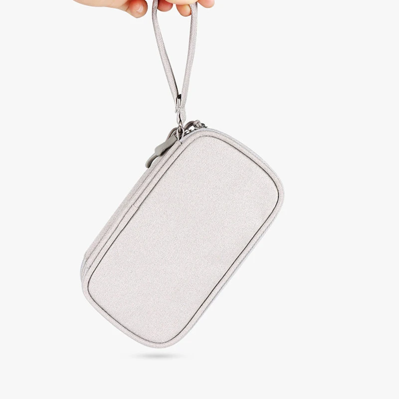 Travel Portable Data Cable Organizer Bag Charger Protector Electronic Accessories Storage Bag with Pockets
