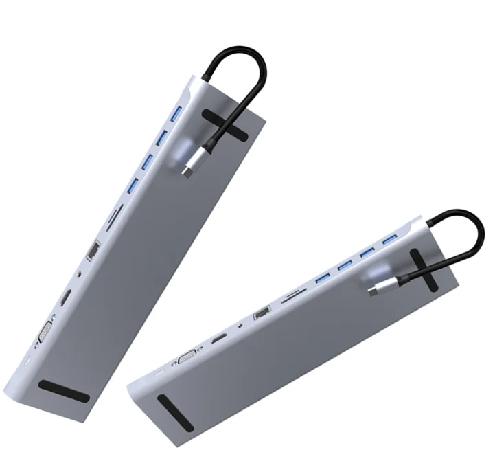 11 in 1 usb c hub with gigabit ethernet usb extension hub usb charging hub