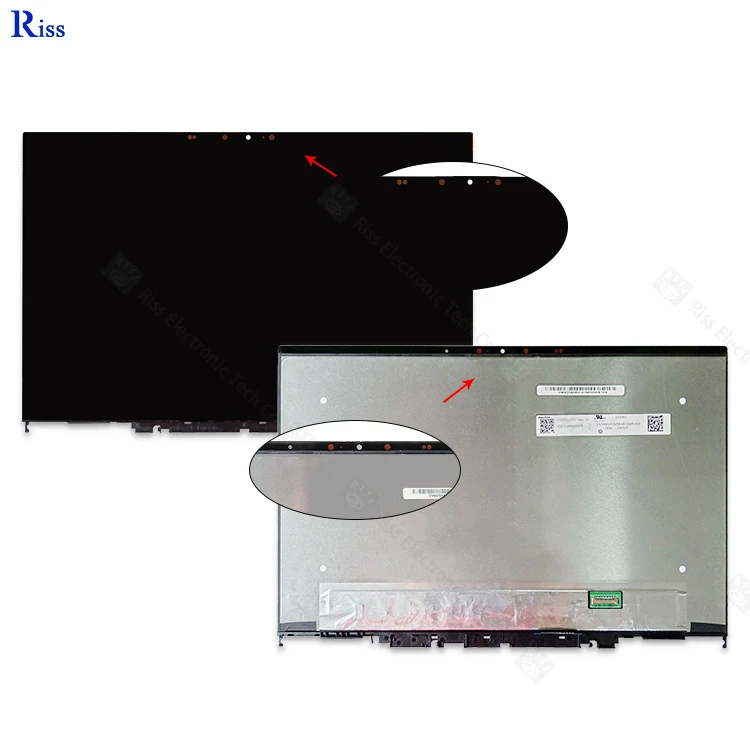 RISS Full LCD Touch Screen Assembly For Dell Latitude 13  7300 13.3 Slim 40pin Laptop Screen 1920x1080 IPS N133HCE-GT3