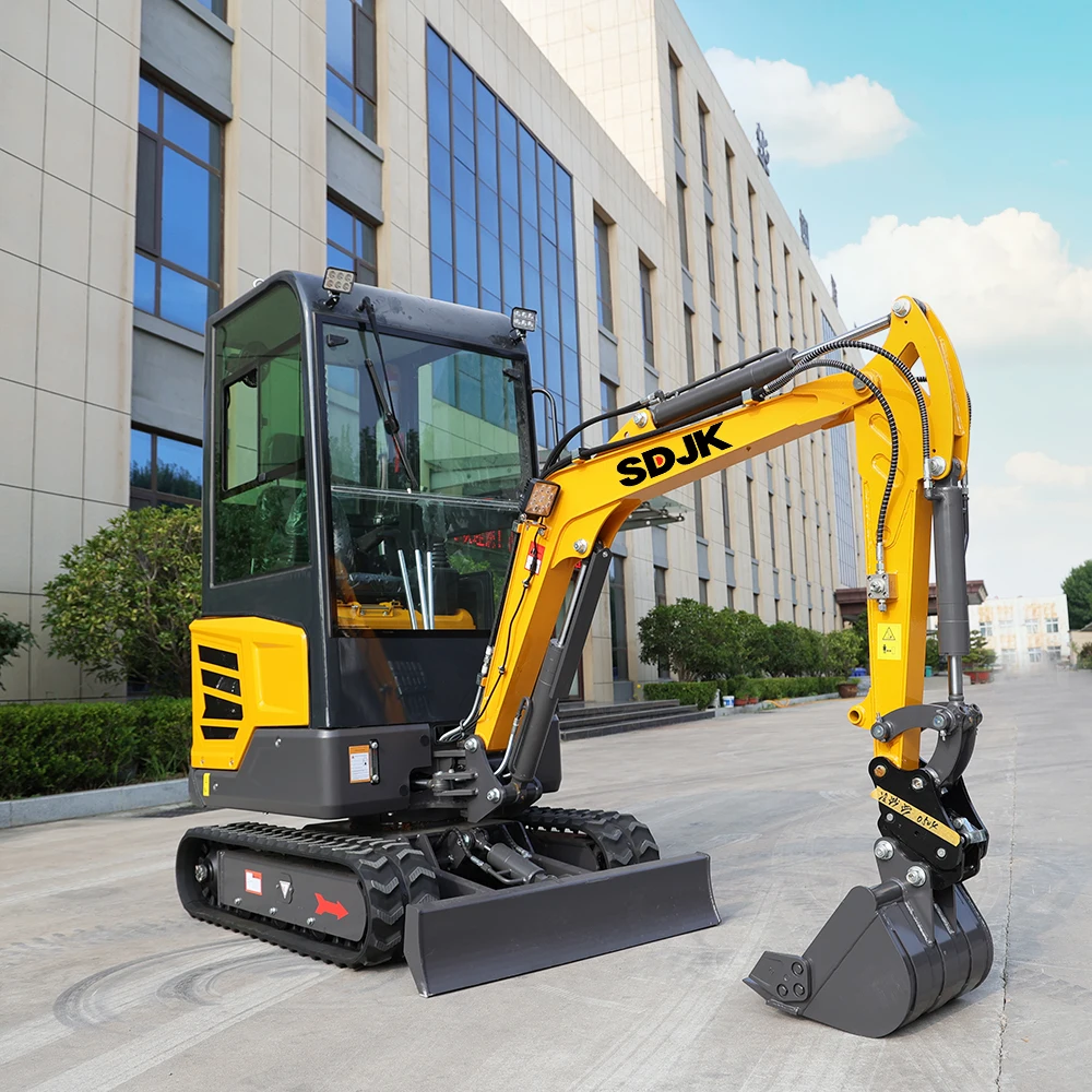 Free Shipping Kubota Engine Small Mini Excavators Multifunction Hydraulic Crawler Digger Farm Used Cheap Mini Excavator 2 Ton