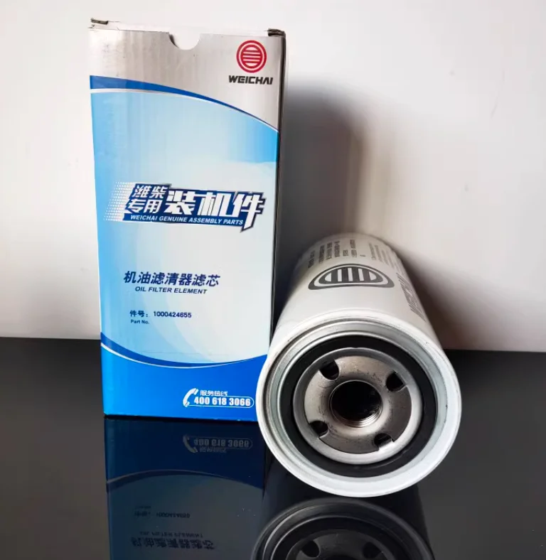 WEICHAI Fuel Filter 1000422384 Construction Machinery Fuel Filter Element for WP4/6/WP12/WD10 Engine