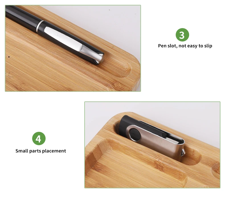 Popular Products 15W Custom Wood Wireless Transmitter 10W Fast Bamboo Gift Wireless Charger